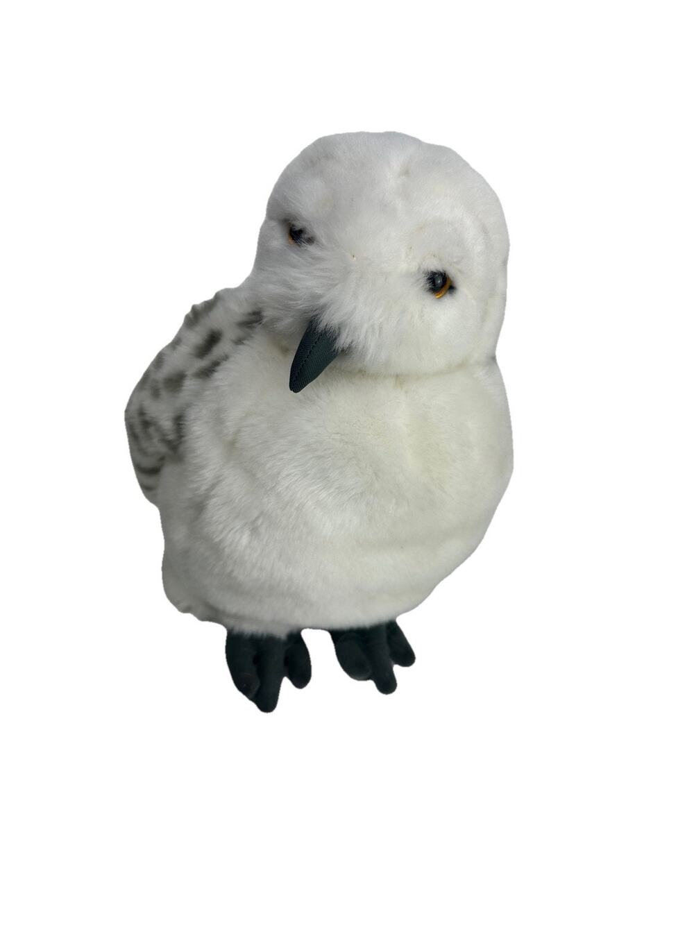 Harry Potter Hedwig Owl Plush Hand Puppet Plush Swivel Head sound 12" Toy